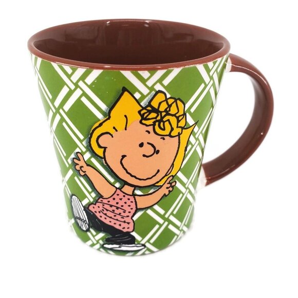 Charlie Brown Coffee Cup Ceramic Mug Peanuts Sally TV Show Collectible Snoopy - Picture 1 of 7